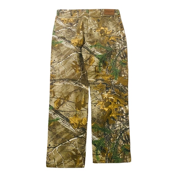 Mens Wrangler Pro Gear Realtree Camo Pants W38xL31 Hardwoods Hunting Waking - Picture 10 of 12